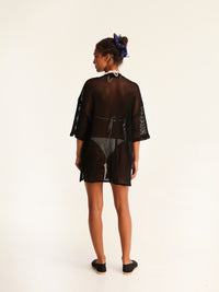 NET BLACK mao men shirt