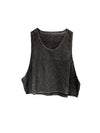 NET BLACK cropped top