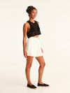 NET BLACK cropped top
