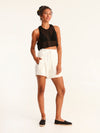 NET BLACK cropped top