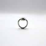 RIB KNOT ring - sterling silver