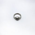 RIB KNOT ring - sterling silver