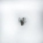 RIB CURL ring - sterling silver