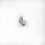 RIB CURL ring - sterling silver