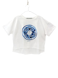 CHORIATIKI cropped t-shirt