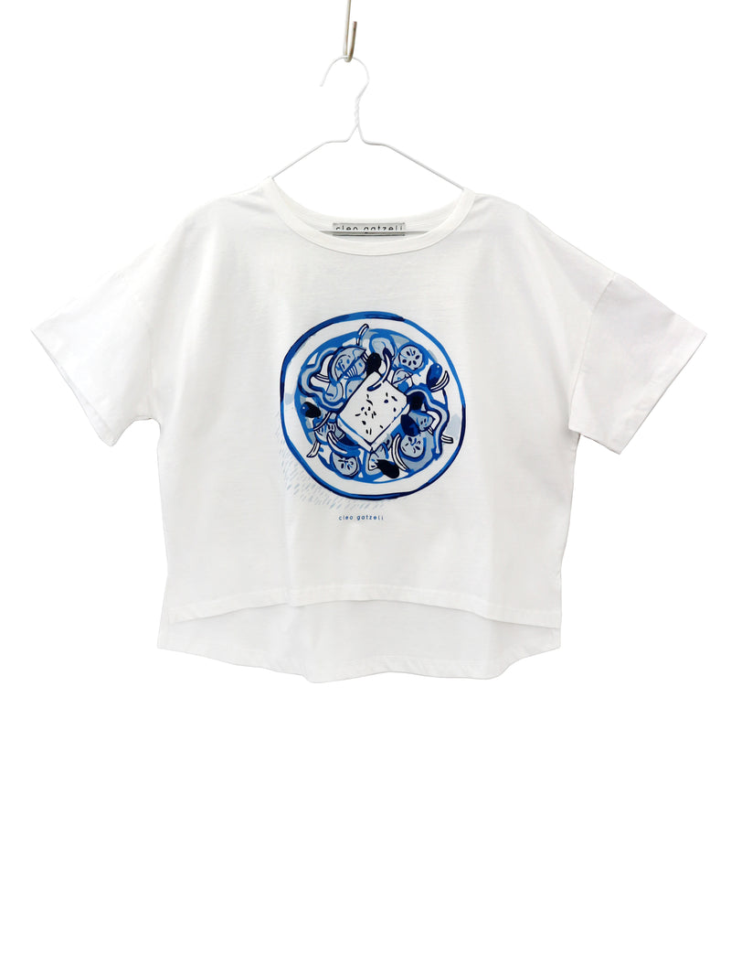 CHORIATIKI cropped t-shirt