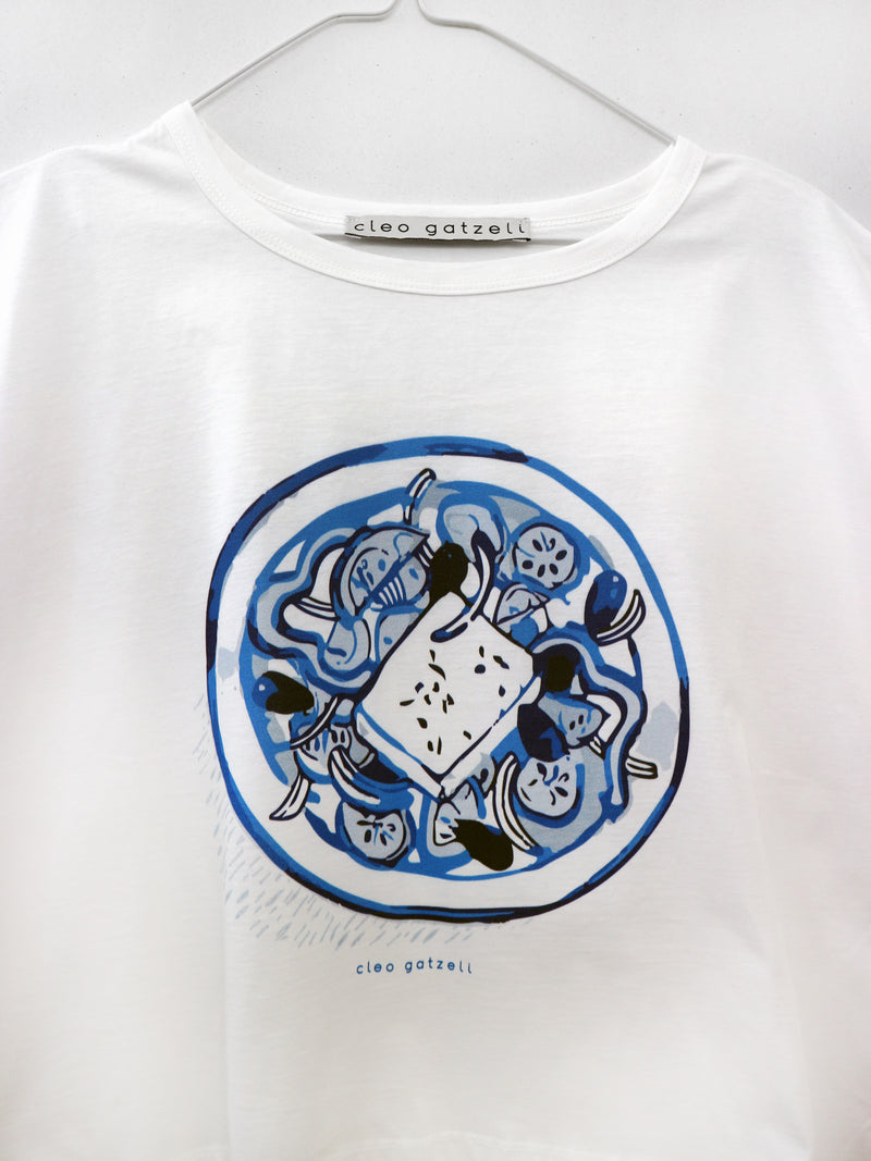 CHORIATIKI cropped t-shirt