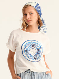CHORIATIKI cropped t-shirt
