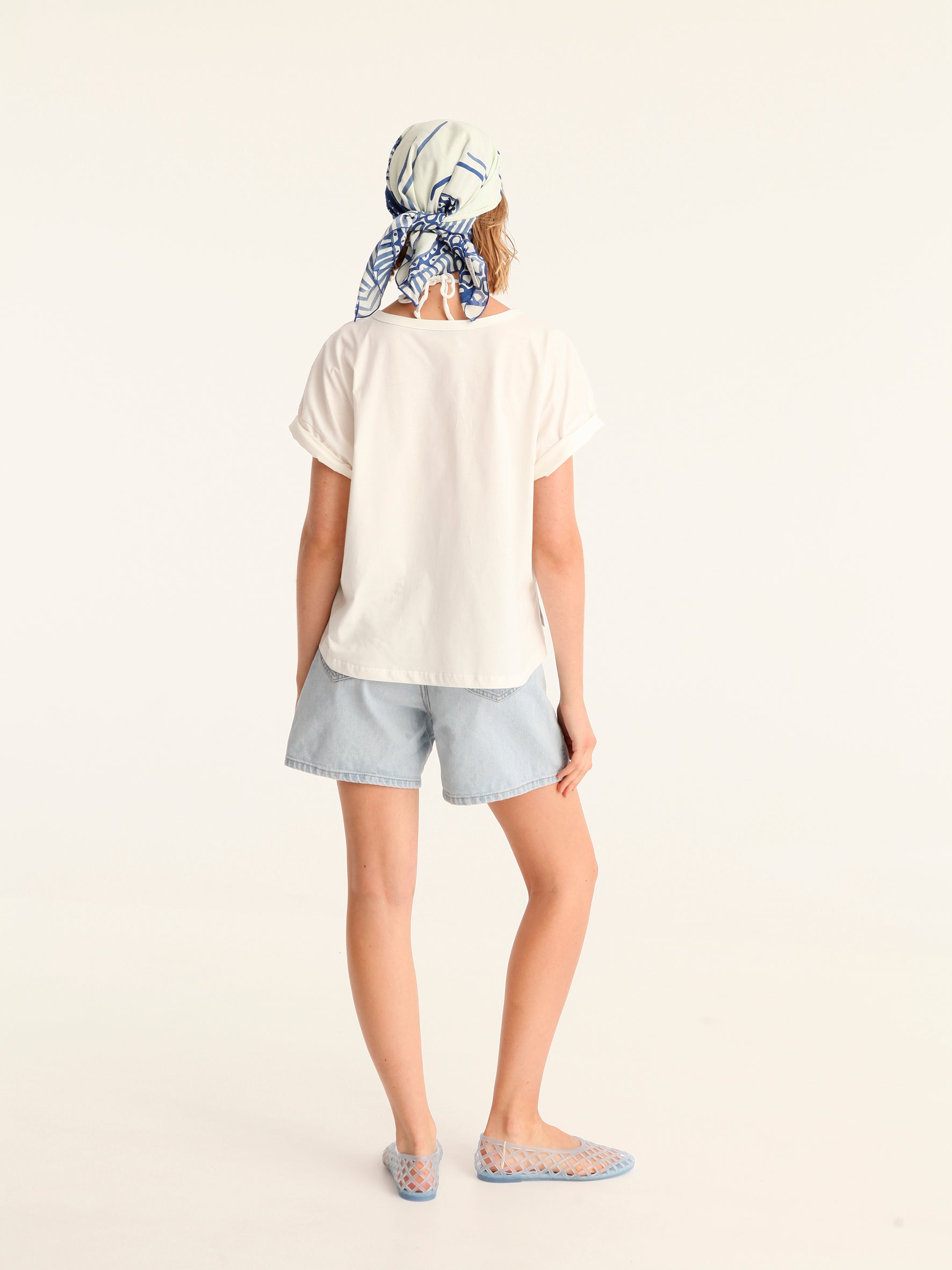 CHORIATIKI cropped t-shirt