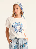 CHORIATIKI cropped t-shirt