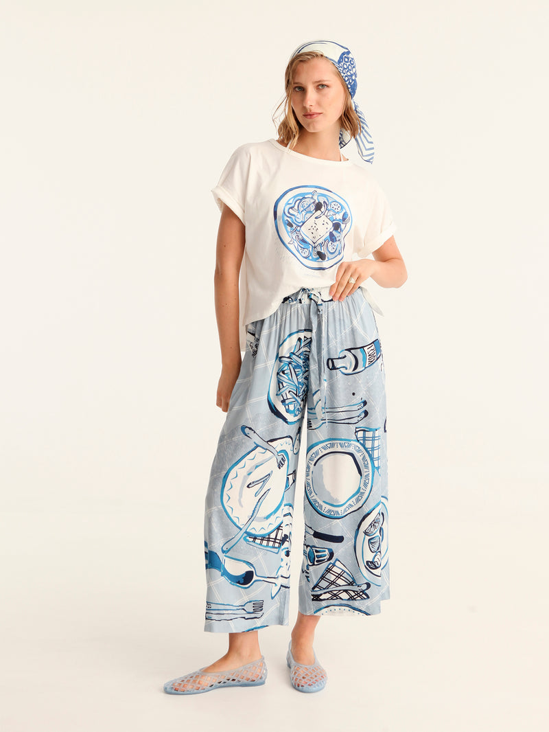CHORIATIKI cropped t-shirt