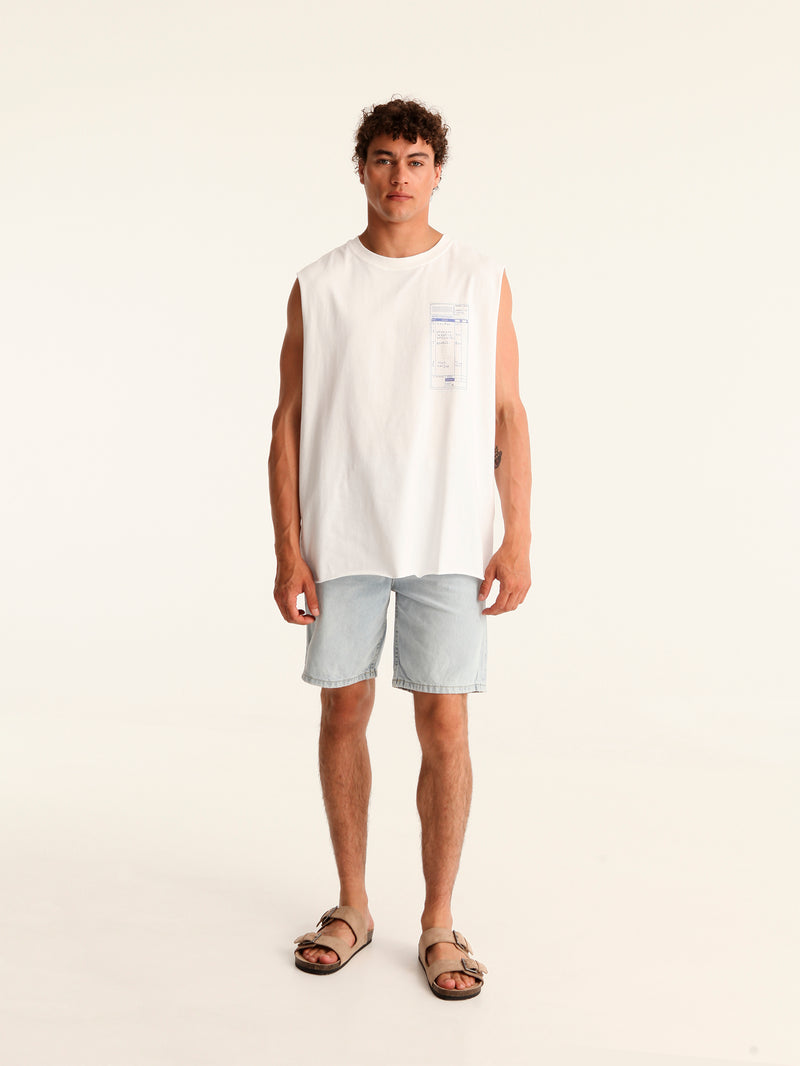 CHECK PLEASE sleeveless tank top