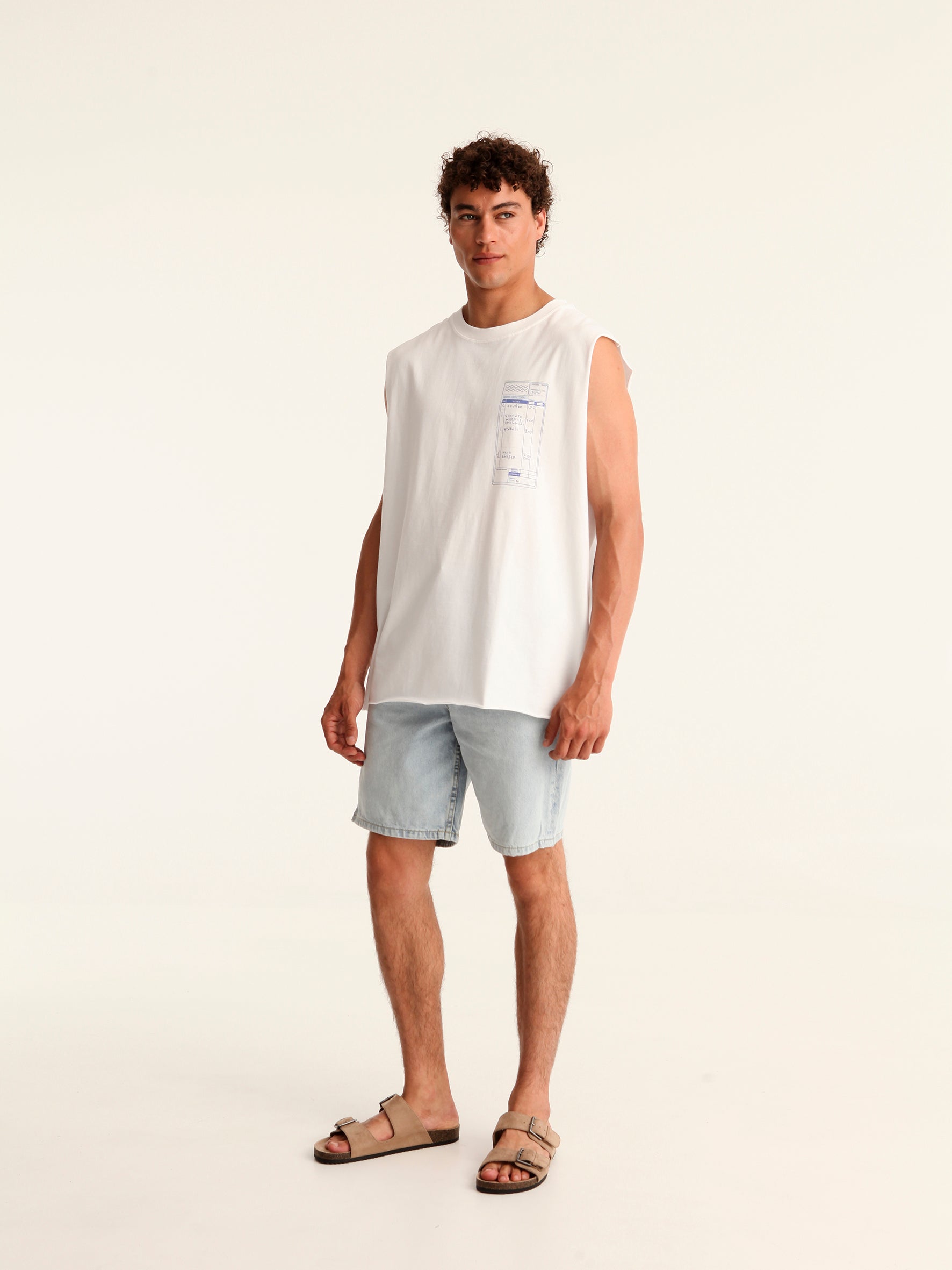 CHECK PLEASE sleeveless tank top