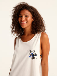 TRES BEACH CHIC loose tank dress