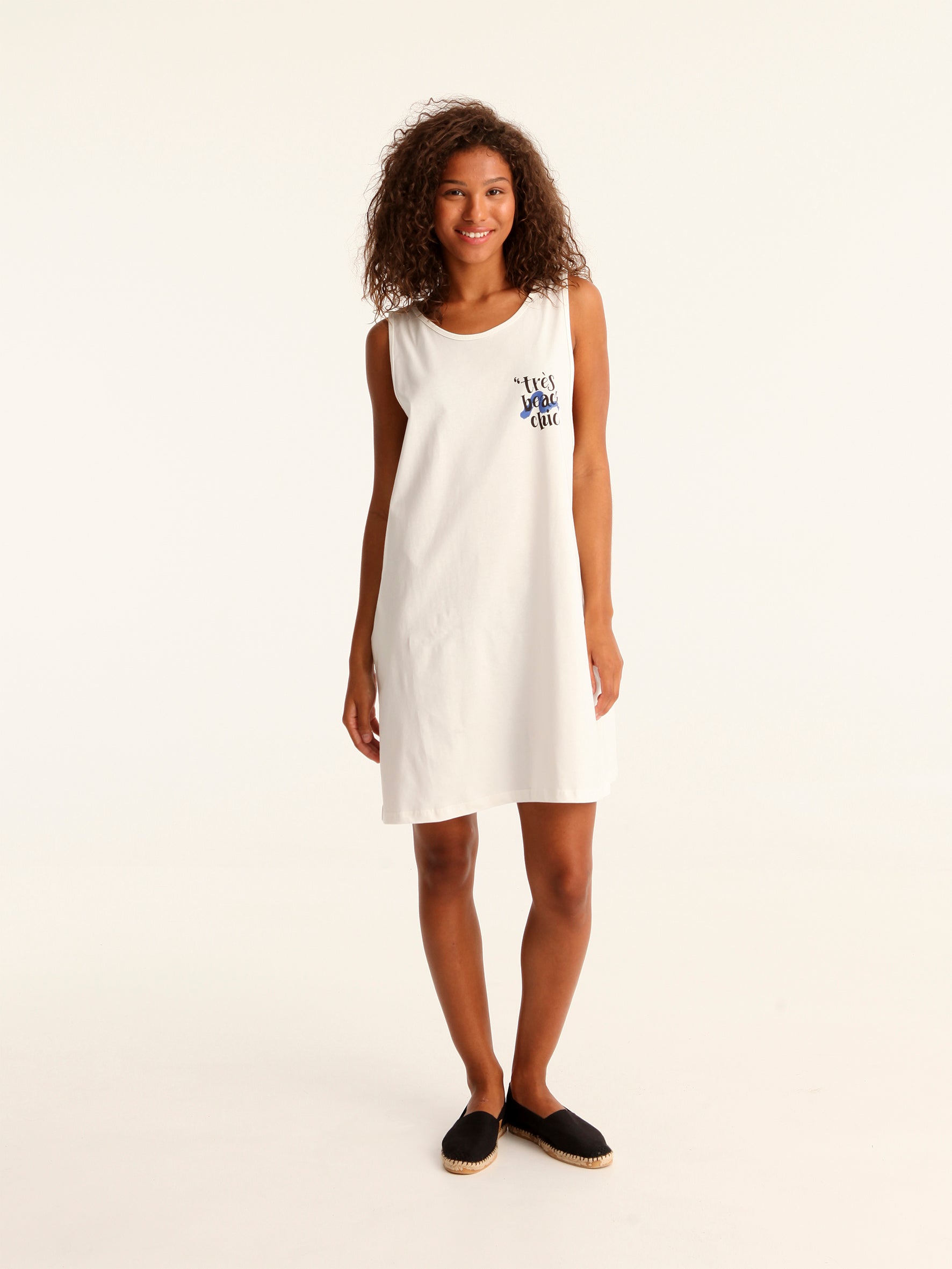 TRES BEACH CHIC loose tank dress