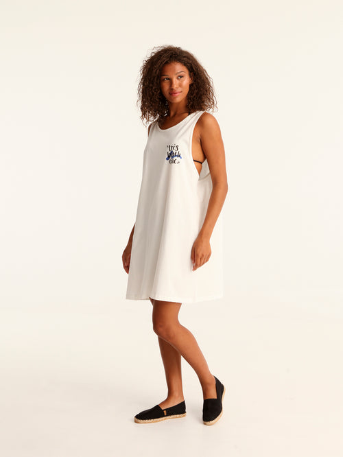 TRES BEACH CHIC loose tank dress