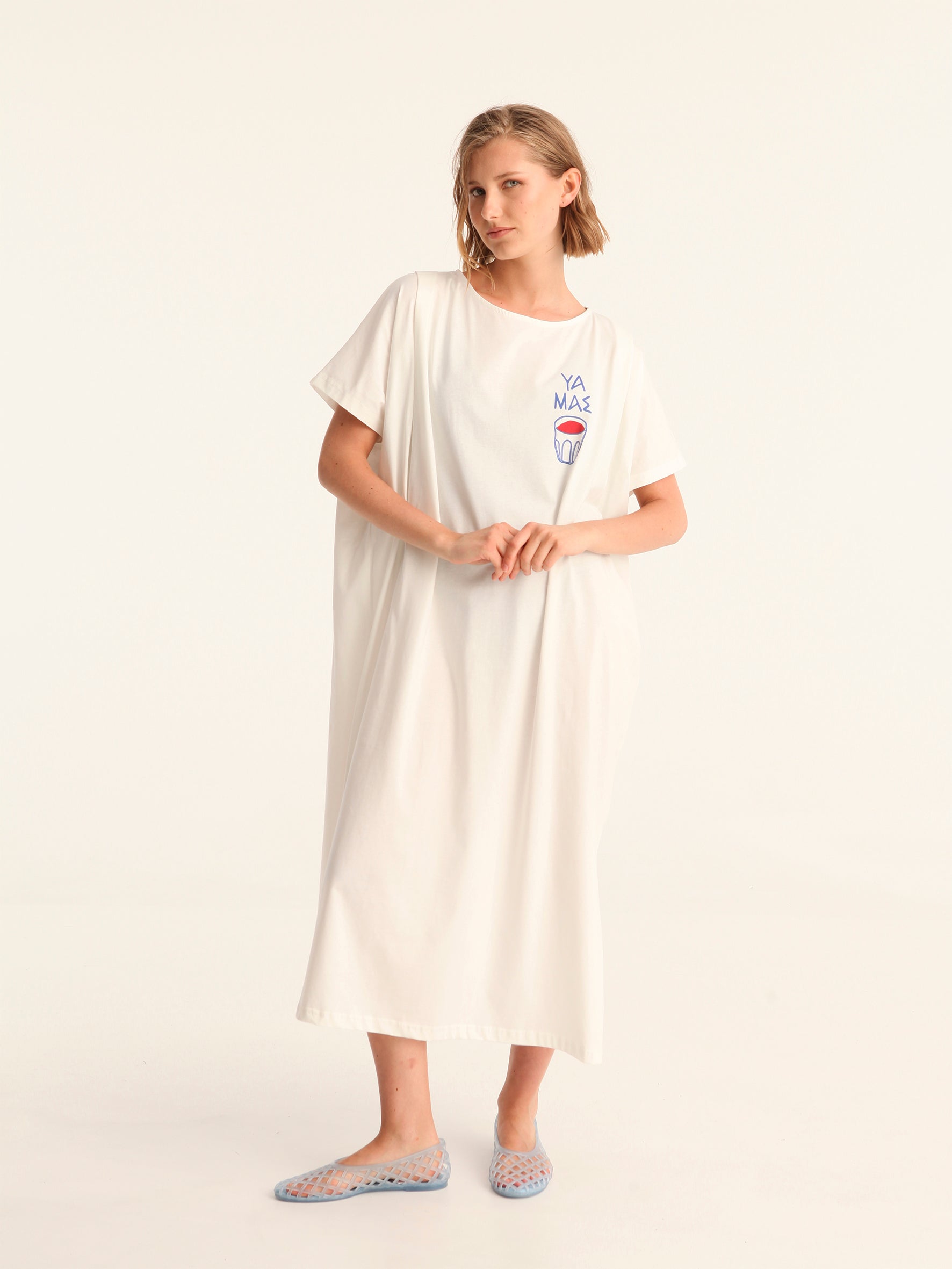YA MAS loose belted dress