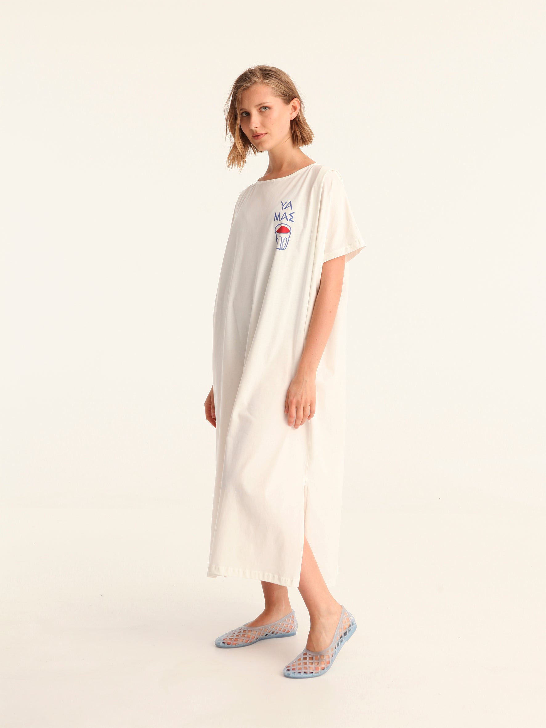 YA MAS loose belted dress