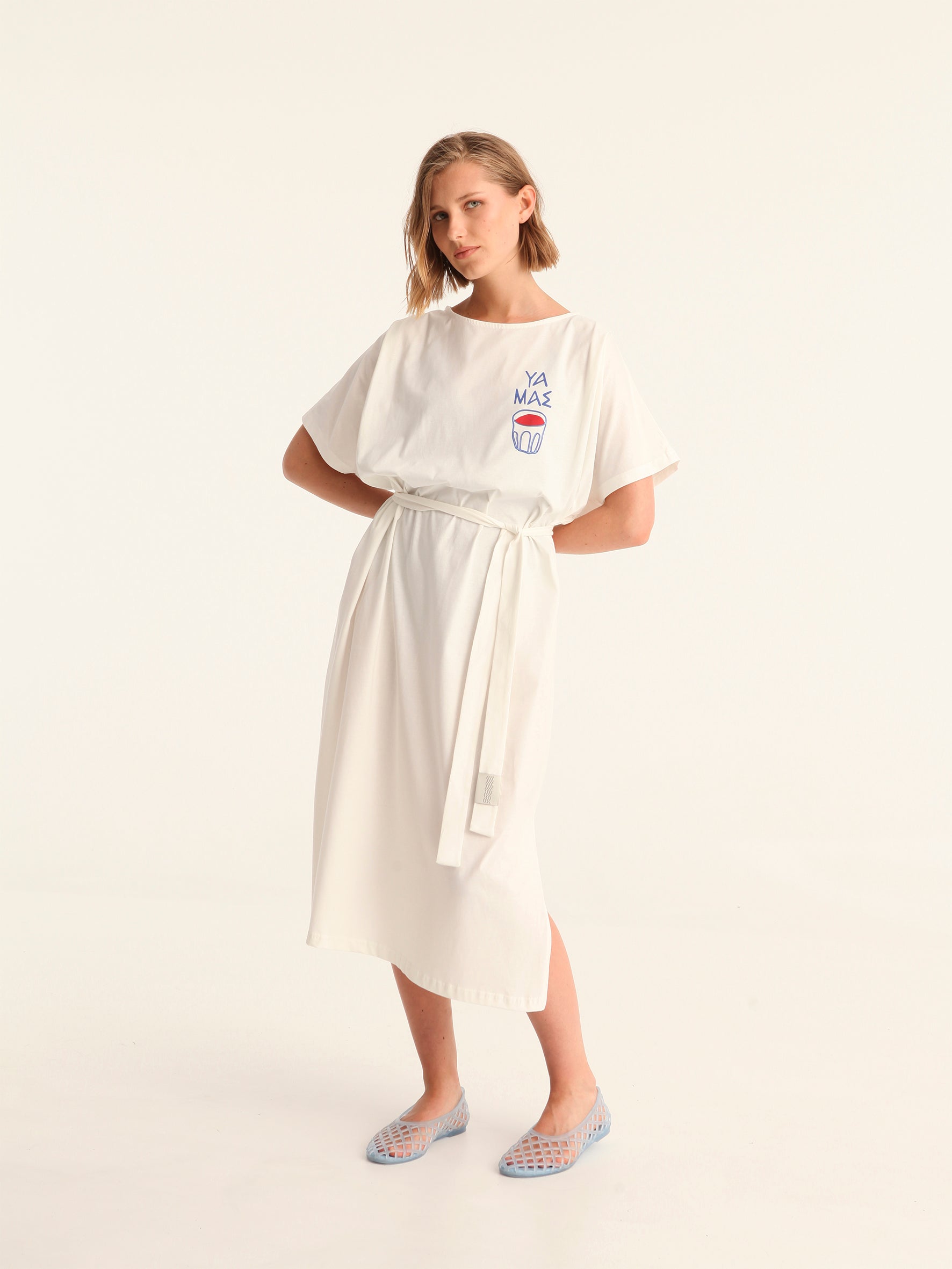 YA MAS loose belted dress