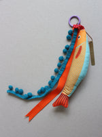 AFROPSARO - fish charm - yellow