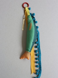 AFROPSARO - fish charm - green