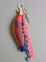 AFROPSARO - fish charm - orange