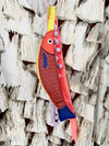 AFROPSARO - fish charm - orange