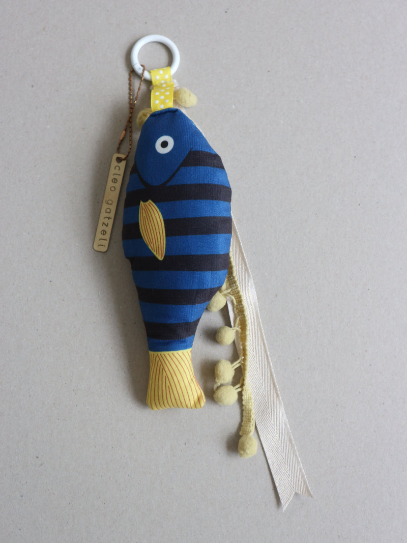 PINTANO - fish charm - blue