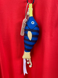 PINTANO - fish charm - blue