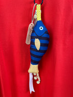 PINTANO - fish charm - blue