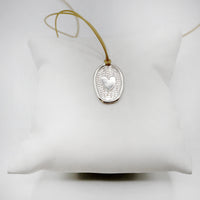 TAMA HEART necklace - sterling silver - * unique and one of a kind *