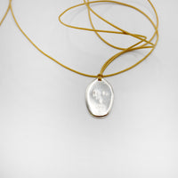 TAMA HEART necklace - sterling silver - * unique and one of a kind *