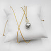 SMILE BUBBLE necklace - sterling silver - * unique and one of a kind *