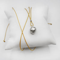 SMILE BUBBLE necklace - sterling silver - * unique and one of a kind *