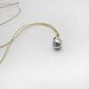 SMILE BUBBLE necklace - sterling silver - * unique and one of a kind *