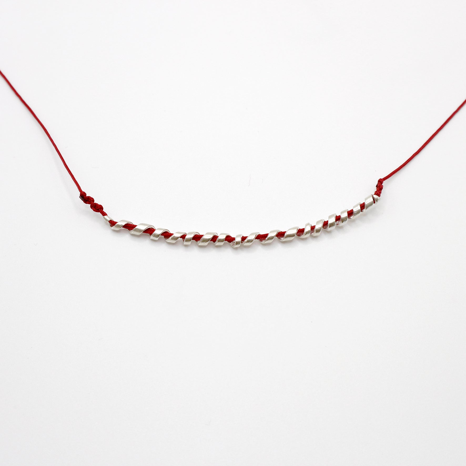 CURLY necklace - sterling silver - * unique and one of a kind *