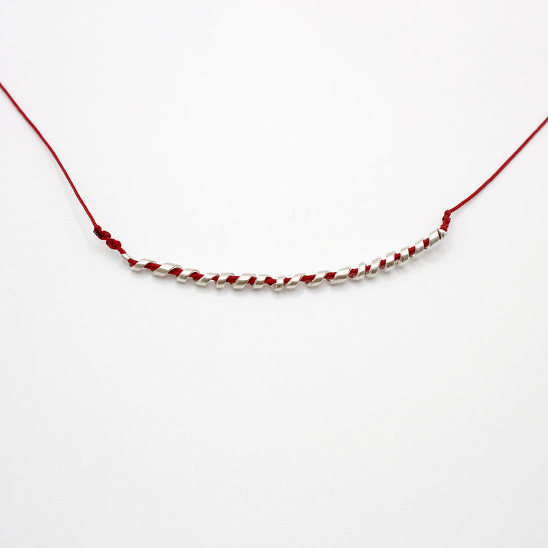CURLY necklace - sterling silver - * unique and one of a kind *