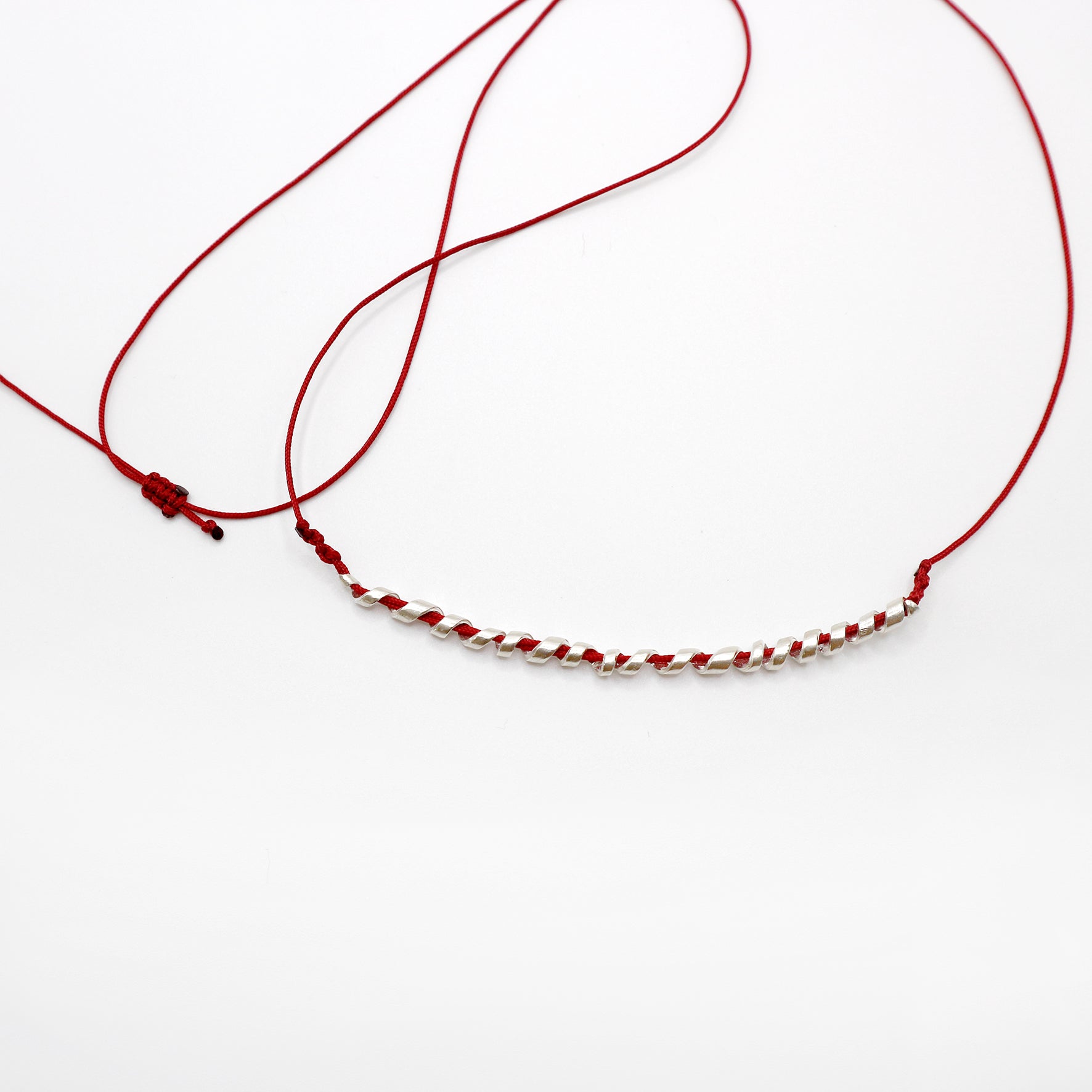 CURLY necklace - sterling silver - * unique and one of a kind *