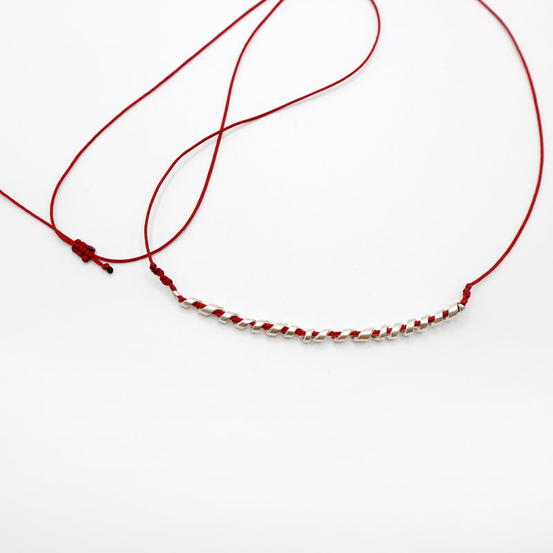 CURLY necklace - sterling silver - * unique and one of a kind *