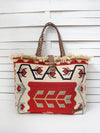 CARAVAN - PEACOCK shoulder bag - red