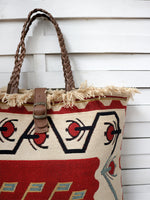 CARAVAN - PEACOCK shoulder bag - red