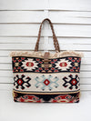 CARAVAN - WEAVE CELLS shoulder bag -ecru