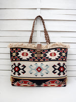 CARAVAN - WEAVE CELLS shoulder bag -ecru