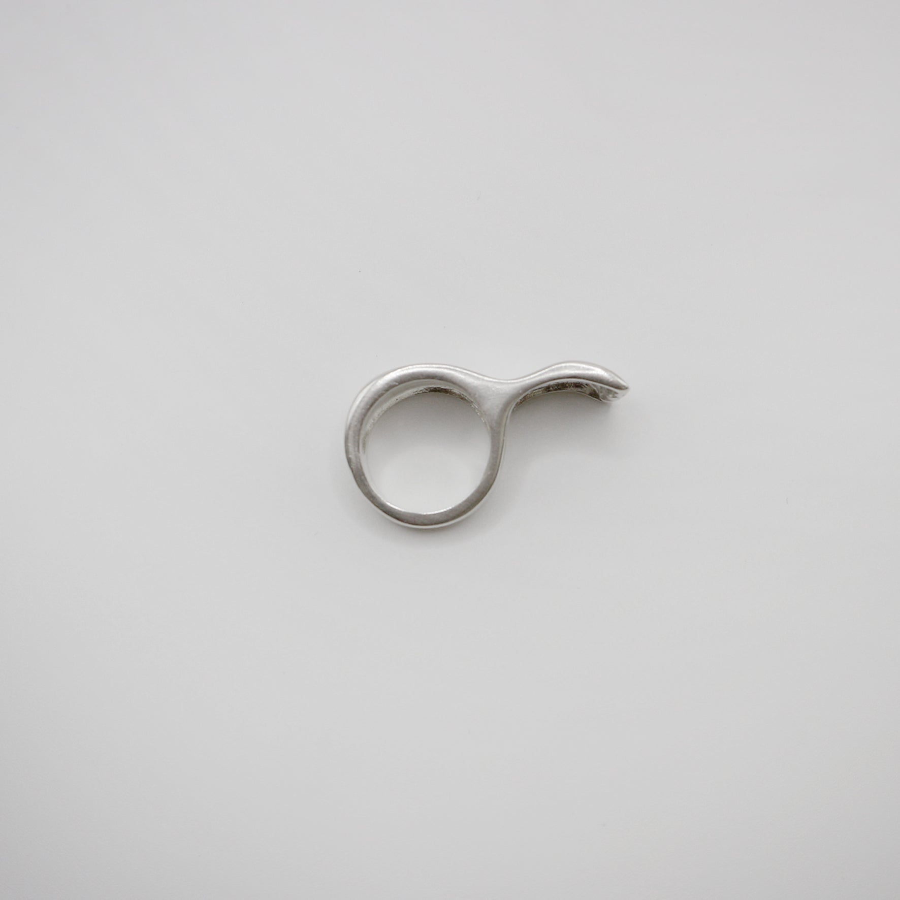 RIB WAVES ring - sterling silver
