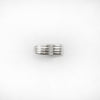 RIB WAVES ring - sterling silver