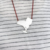 WINE IS FINE necklace - sterling silver