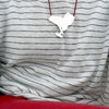 WINE IS FINE necklace - sterling silver