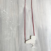 WINE IS FINE necklace - sterling silver