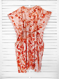 SALT BLOOM belted caftan dress