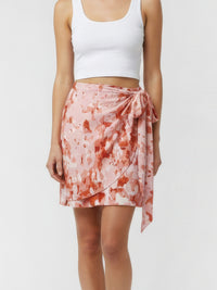 SALT BLOOM mini wrap skirt